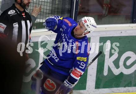 EBEL. Eishockey Bundesliga. EC VSV gegen HC TWK Innsbruck.  Torjubel Blaine Down (VSV). Villach, am 3.3.2019.
Foto: Kuess 


---
pressefotos, pressefotografie, kuess, qs, qspictures, sport, bild, bilder, bilddatenbank