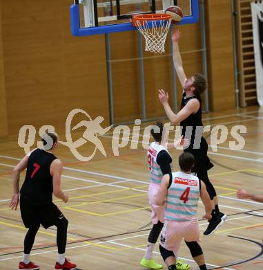 Basketball 2. Bundesliga. Grunddurchgang 15. Runde. Raiders Villach gegen Mistelbach Mustangs. Gasper Sirovnik, Nino Gross  (Villach), Thomas Morwitzer  (Mistelbach Mustangs). Klagenfurt, am 3.3.2019.
Foto: Kuess
---
pressefotos, pressefotografie, kuess, qs, qspictures, sport, bild, bilder, bilddatenbank