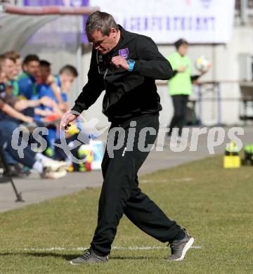 Fussball. 2. Liga. âSK Austria Klagenfurt gegen FC Blau Weiss Linz.  Trainer Robert Micheu (Klagenfurt). Klagenfurt, 3.3.2019.
Foto: Kuess
---
pressefotos, pressefotografie, kuess, qs, qspictures, sport, bild, bilder, bilddatenbank