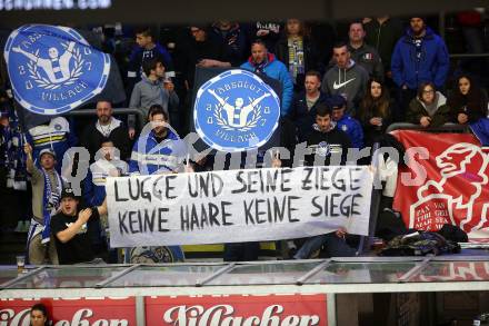 EBEL. Eishockey Bundesliga. EC VSV gegen HC Orli Znojmo.  Fans (VSV). Villach, am 8.3.2019.
Foto: Kuess 


---
pressefotos, pressefotografie, kuess, qs, qspictures, sport, bild, bilder, bilddatenbank