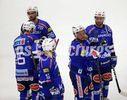 EBEL. Eishockey Bundesliga. EC VSV gegen HC Orli Znojmo.  Schlacher Markus, Bacher Stefan (VSV). Villach, am 8.3.2019.
Foto: Kuess 


---
pressefotos, pressefotografie, kuess, qs, qspictures, sport, bild, bilder, bilddatenbank