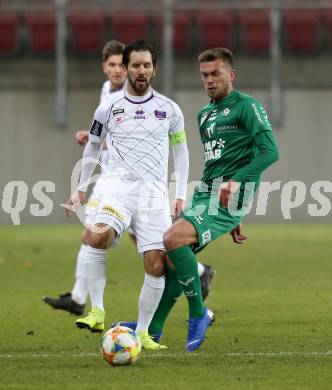 Fussball. 2. Liga. âSK Austria Klagenfurt gegen WSG Swarovski Wattens.  Sandro Zakany, (Klagenfurt), Milan Jurdik  (Wattens). Klagenfurt, 8.3.2019.
Foto: Kuess
---
pressefotos, pressefotografie, kuess, qs, qspictures, sport, bild, bilder, bilddatenbank