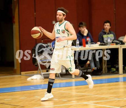 Basketball 2. Bundesliga. Grunddurchgang 22. Runde. KOS Celovec gegen   	Panaceo Raiders Villach. Christian Erschen (KOS). Klagenfurt, am 9.3.2019.
Foto: Kuess
---
pressefotos, pressefotografie, kuess, qs, qspictures, sport, bild, bilder, bilddatenbank