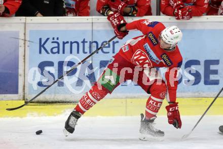 EBEL. Eishockey Bundesliga. KAC gegen	Fehervar AV 19. Clemens Unterweger (KAC). Klagenfurt, am 10.3.2019.
Foto: Kuess

---
pressefotos, pressefotografie, kuess, qs, qspictures, sport, bild, bilder, bilddatenbank