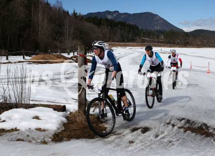 Winter Triathlon. Oesterreichische Meisterschaften.  Christoph Lorber, Christoph Schlagbauer, Adrian Igerc. Villach, am 2.3.2019.
Foto: Kuess
---
pressefotos, pressefotografie, kuess, qs, qspictures, sport, bild, bilder, bilddatenbank