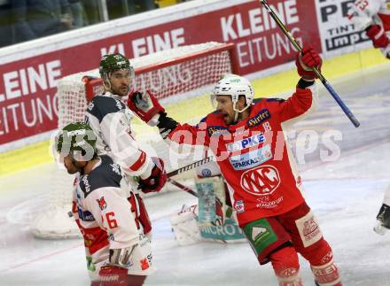 EBEL. Eishockey Bundesliga. KAC gegen	HCB Suedtirol Alperia. Torjubel  Koch Thomas,  (KAC). Klagenfurt, am 13.3.2019.
Foto: Kuess

---
pressefotos, pressefotografie, kuess, qs, qspictures, sport, bild, bilder, bilddatenbank