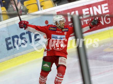 EBEL. Eishockey Bundesliga. KAC gegen	HCB Suedtirol Alperia. Torjubel  Kozek Andrew Jacob,  (KAC). Klagenfurt, am 13.3.2019.
Foto: Kuess

---
pressefotos, pressefotografie, kuess, qs, qspictures, sport, bild, bilder, bilddatenbank