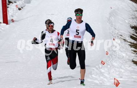 Winter Triathlon. Oesterreichische Meisterschaften.  Christoph Lorber, Adrian Igerc. Villach, am 2.3.2019.
Foto: Kuess
---
pressefotos, pressefotografie, kuess, qs, qspictures, sport, bild, bilder, bilddatenbank