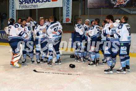 Eishockey. AHC DIVISION 1. ESC RegYou Steindorf gegen EC LiWOdruck Spittal. Jubel (Steindorf).  Steindorf, 9.3.2019.
Foto: Kuess


---
pressefotos, pressefotografie, kuess, qs, qspictures, sport, bild, bilder, bilddatenbank