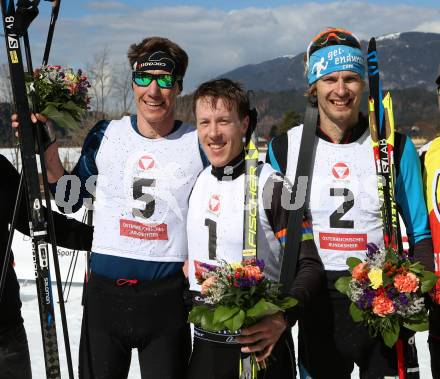 Winter Triathlon. Oesterreichische Meisterschaften.  Christoph Lorber, Robert Gehbauer, Christoph Schlagbauer. Villach, am 2.3.2019.
Foto: Kuess
---
pressefotos, pressefotografie, kuess, qs, qspictures, sport, bild, bilder, bilddatenbank