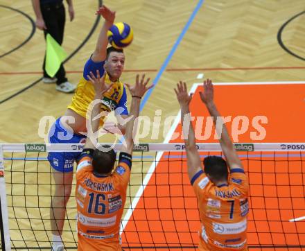 Volleyball. MEVZA-Cup-Final4. SK Posojilnica Aich/Dob gegen ACH Volley Ljubljana. Matej Koek (Aich/Dob). Bleiburg, 16.3.2019.
Foto: Kuess
---
pressefotos, pressefotografie, kuess, qs, qspictures, sport, bild, bilder, bilddatenbank
