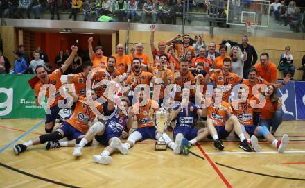 Volleyball. MEVZA-Cup-Final4. SK Posojilnica Aich/Dob gegen ACH Volley Ljubljana. Jubel ACH Ljubljana. Bleiburg, 16.3.2019.
Foto: Kuess
---
pressefotos, pressefotografie, kuess, qs, qspictures, sport, bild, bilder, bilddatenbank