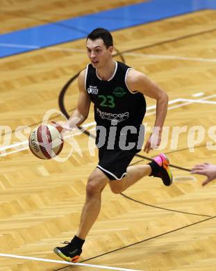 Basketball 2. Bundesliga. Play Down 1. Runde. KOS Celovec gegen   	Deutsch Wagram Alligators.  Lukas Hofer (Deutsch Wagram). Klagenfurt, am 16.3.2019.
Foto: Kuess
---
pressefotos, pressefotografie, kuess, qs, qspictures, sport, bild, bilder, bilddatenbank