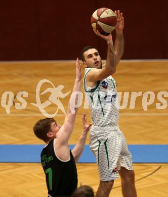 Basketball 2. Bundesliga. Play Down 1. Runde. KOS Celovec gegen   	Deutsch Wagram Alligators. Toman Feinig (KOS). Klagenfurt, am 16.3.2019.
Foto: Kuess
---
pressefotos, pressefotografie, kuess, qs, qspictures, sport, bild, bilder, bilddatenbank