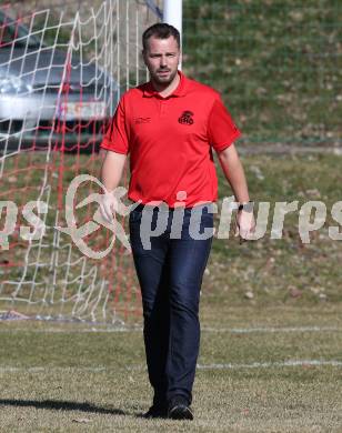 Fussball Kaerntner Liga. Maria Saal gegen KAC 1909.  Trainer Stefan Friessnegger  (KAC). Maria Saal, am 23.3.2019.
Foto: Kuess
---
pressefotos, pressefotografie, kuess, qs, qspictures, sport, bild, bilder, bilddatenbank