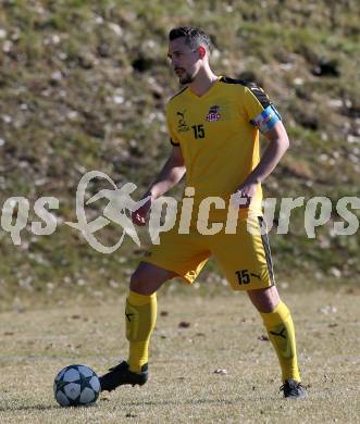Fussball Kaerntner Liga. Maria Saal gegen KAC 1909.  Manuel Wallner (KAC). Maria Saal, am 23.3.2019.
Foto: Kuess
---
pressefotos, pressefotografie, kuess, qs, qspictures, sport, bild, bilder, bilddatenbank
