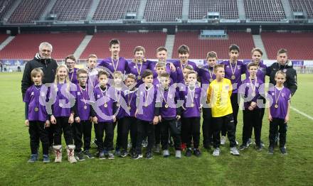 Fussball. 2. Liga. âSK Austria Klagenfurt gegen WSG Swarovski Wattens.  Ehrung Nachwuchsmannschaften. U14, U10 (Klagenfurt). Klagenfurt, 8.3.2019.
Foto: Kuess
---
pressefotos, pressefotografie, kuess, qs, qspictures, sport, bild, bilder, bilddatenbank