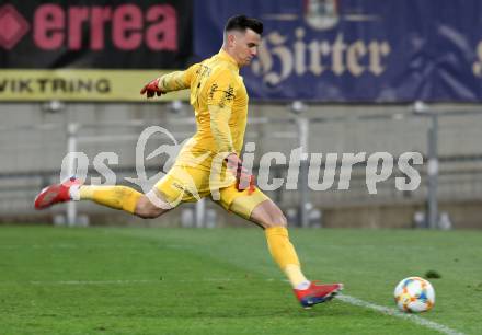 Fussball. 2. Liga. âSK Austria Klagenfurt gegen FC Juniors OOE.   Michael Zetterer (Klagenfurt). Klagenfurt, 29.3.2019.
Foto: Kuess
---
pressefotos, pressefotografie, kuess, qs, qspictures, sport, bild, bilder, bilddatenbank