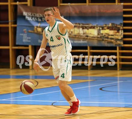 Basketball 2. Bundesliga. Play Down 3. Runde. KOS Celovec gegen BBU Salzburg. Jan Razdevsek (KOS). Klagenfurt, am 30.3.2019.
Foto: Kuess
---
pressefotos, pressefotografie, kuess, qs, qspictures, sport, bild, bilder, bilddatenbank