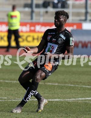 Fussball tipico Bundesliga. RZ Pellets WAC gegen LASK. Ahogrenashinme Kigbu (WAC). Wolfsberg, am 23.2.2019.
Foto: Kuess

---
pressefotos, pressefotografie, kuess, qs, qspictures, sport, bild, bilder, bilddatenbank