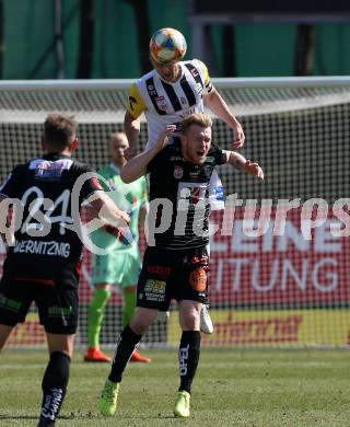 Fussball tipico Bundesliga. RZ Pellets WAC gegen LASK. Kevin Friesenbichler,   (WAC), Gernot Trauner (LASK). Wolfsberg, am 23.2.2019.
Foto: Kuess

---
pressefotos, pressefotografie, kuess, qs, qspictures, sport, bild, bilder, bilddatenbank