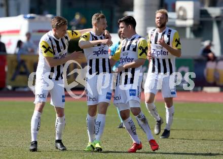 Fussball tipico Bundesliga. RZ Pellets WAC gegen LASK.  Torjubel Maximilian Ullmann (LASK). Wolfsberg, am 23.2.2019.
Foto: Kuess

---
pressefotos, pressefotografie, kuess, qs, qspictures, sport, bild, bilder, bilddatenbank