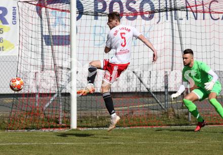 Fussball Kaerntner Liga. St. Jakob/Ros. gegen St. Michael/Bl.. Kristjan Draksler  (St.Michael). St. Jakob, am 30.3.2019.
Foto: Kuess
---
pressefotos, pressefotografie, kuess, qs, qspictures, sport, bild, bilder, bilddatenbank