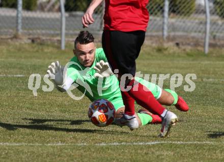 Fussball Kaerntner Liga. St. Jakob/Ros. gegen St. Michael/Bl.. Marko Deronja  (St.Michael). St. Jakob, am 30.3.2019.
Foto: Kuess
---
pressefotos, pressefotografie, kuess, qs, qspictures, sport, bild, bilder, bilddatenbank
