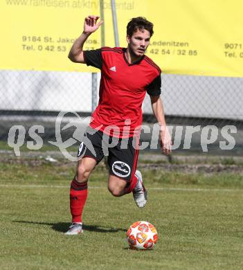 Fussball Kaerntner Liga. St. Jakob/Ros. gegen St. Michael/Bl.. Christoph Omann (St.Jakob). St. Jakob, am 30.3.2019.
Foto: Kuess
---
pressefotos, pressefotografie, kuess, qs, qspictures, sport, bild, bilder, bilddatenbank