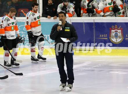 EBEL. Eishockey Bundesliga. KAC gegen	Moser Medical Graz99ers. Gert Prohaska. Klagenfurt, am 5.4.2019.
Foto: Kuess

---
pressefotos, pressefotografie, kuess, qs, qspictures, sport, bild, bilder, bilddatenbank