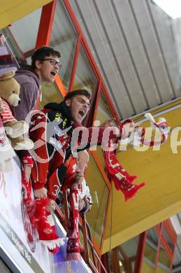 EBEL. Eishockey Bundesliga. KAC gegen	Moser Medical Graz99ers.  Fans (KAC). Klagenfurt, am 5.4.2019.
Foto: Kuess

---
pressefotos, pressefotografie, kuess, qs, qspictures, sport, bild, bilder, bilddatenbank