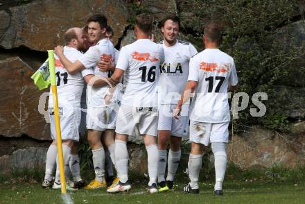 Fussball 1. Klasse A. Doelsach gegen Hermagor. Torjubel Dominic Mattersberger (Doelsach). Doelsach, am 6.4.2019.
Foto: Kuess
---
pressefotos, pressefotografie, kuess, qs, qspictures, sport, bild, bilder, bilddatenbank