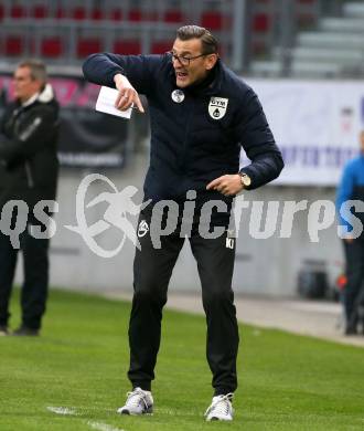 Fussball. 2. Liga. âSK Austria Klagenfurt gegen SV Horn.  Trainer Kurt Jusits (SV Horn). Klagenfurt, 12.4.2019.
Foto: Kuess
---
pressefotos, pressefotografie, kuess, qs, qspictures, sport, bild, bilder, bilddatenbank