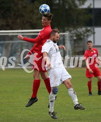 Fussball 1. Klasse A. Doelsach gegen Hermagor. Marcel Lassnig,  (Doelsach),  Markus Regatschnig (Hermagor). Doelsach, am 6.4.2019.
Foto: Kuess
---
pressefotos, pressefotografie, kuess, qs, qspictures, sport, bild, bilder, bilddatenbank