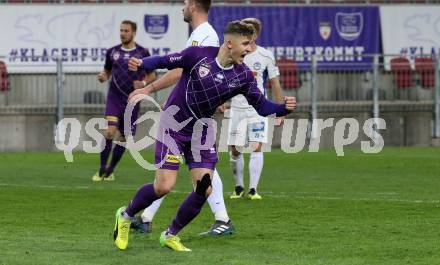 Fussball. 2. Liga. âSK Austria Klagenfurt gegen SV Horn. Torjubel Benedikt Pichler (Klagenfurt). Klagenfurt, 12.4.2019.
Foto: Kuess
---
pressefotos, pressefotografie, kuess, qs, qspictures, sport, bild, bilder, bilddatenbank