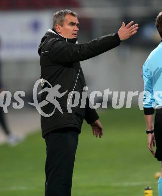 Fussball. 2. Liga. âSK Austria Klagenfurt gegen SV Horn.  Trainer Robert Micheu (Klagenfurt). Klagenfurt, 12.4.2019.
Foto: Kuess
---
pressefotos, pressefotografie, kuess, qs, qspictures, sport, bild, bilder, bilddatenbank