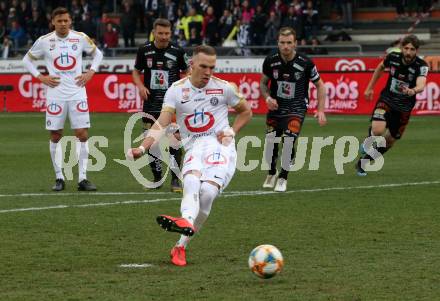 Fussball tipico Bundesliga. RZ Pellets WAC gegen FK Austria Wien.  Christoph Monschein  (Wien). Wolfsberg, am 14.4.2019.
Foto: Kuess

---
pressefotos, pressefotografie, kuess, qs, qspictures, sport, bild, bilder, bilddatenbank