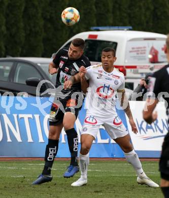Fussball tipico Bundesliga. RZ Pellets WAC gegen FK Austria Wien. Amar Hodzic,  (WAC),Igor Julio Dos Santos De Paulo  (Wien). Wolfsberg, am 14.4.2019.
Foto: Kuess

---
pressefotos, pressefotografie, kuess, qs, qspictures, sport, bild, bilder, bilddatenbank