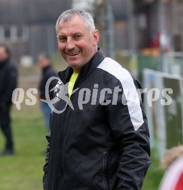 Fussball. Kaerntner Liga. Lind gegen SK Maria Saal.  Trainer Peter Zagler (Lind). Bleiburg, 13.4.2019.
Foto: Kuess 
---
pressefotos, pressefotografie, kuess, qs, qspictures, sport, bild, bilder, bilddatenbank