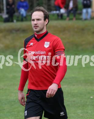 Fussball. Kaerntner Liga. Lind gegen SK Maria Saal.  Bernhard Walzl (SK Maria Saal). Bleiburg, 13.4.2019.
Foto: Kuess 
---
pressefotos, pressefotografie, kuess, qs, qspictures, sport, bild, bilder, bilddatenbank