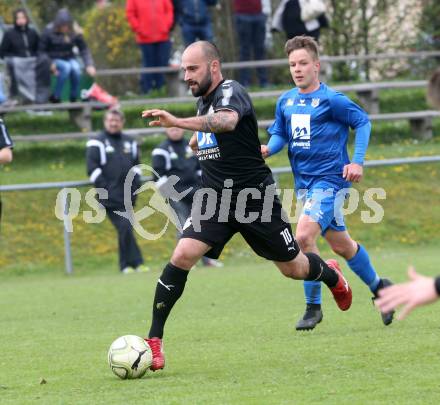 Fussball. Kaerntner Liga. Bleiburg gegen Matrei.  Dejan Geric (Bleiburg). Bleiburg, 13.4.2019.
Foto: Kuess 
---
pressefotos, pressefotografie, kuess, qs, qspictures, sport, bild, bilder, bilddatenbank