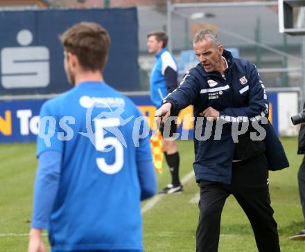 Fussball. Kaerntner Liga. Bleiburg gegen Matrei.  Trainer Harald Panzl (Matrei). Bleiburg, 13.4.2019.
Foto: Kuess 
---
pressefotos, pressefotografie, kuess, qs, qspictures, sport, bild, bilder, bilddatenbank