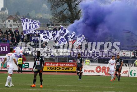 Fussball tipico Bundesliga. RZ Pellets WAC gegen FK Austria Wien.  Fans (Wien). Wolfsberg, am 14.4.2019.
Foto: Kuess

---
pressefotos, pressefotografie, kuess, qs, qspictures, sport, bild, bilder, bilddatenbank