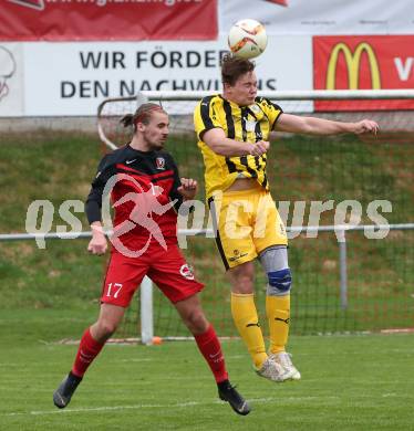 Fussball 1. KLasse B. Admira Villach gegen Rothenthurn. Florian Philipp Egger,   (Admira Villach), Sandro Schwager  (Rothethurn). Villach, am 13.4.2019.
Foto: Kuess
---
pressefotos, pressefotografie, kuess, qs, qspictures, sport, bild, bilder, bilddatenbank