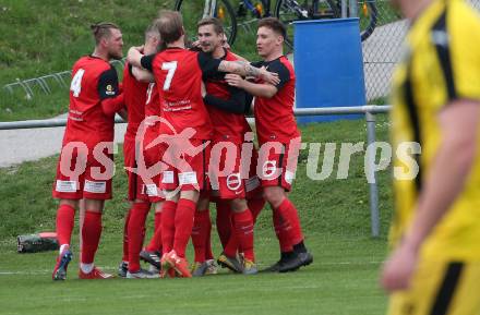 Fussball 1. KLasse B. Admira Villach gegen Rothenthurn.  Torjubel  (Admira Villach). Villach, am 13.4.2019.
Foto: Kuess
---
pressefotos, pressefotografie, kuess, qs, qspictures, sport, bild, bilder, bilddatenbank