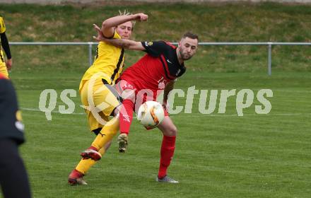 Fussball 1. KLasse B. Admira Villach gegen Rothenthurn.  Daniel Brandauer, (Admira Villach), Georg Wegscheider   (Rothethurn). Villach, am 13.4.2019.
Foto: Kuess
---
pressefotos, pressefotografie, kuess, qs, qspictures, sport, bild, bilder, bilddatenbank