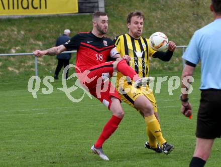 Fussball 1. KLasse B. Admira Villach gegen Rothenthurn.   Daniel Brandauer,  (Admira Villach), Manuel Thomas Steinwender  (Rothethurn). Villach, am 13.4.2019.
Foto: Kuess
---
pressefotos, pressefotografie, kuess, qs, qspictures, sport, bild, bilder, bilddatenbank