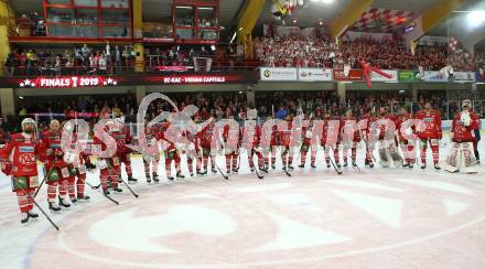 EBEL. Eishockey Bundesliga. KAC gegen	spusu Vienna Capitals.  (KAC). Klagenfurt, am 20.4.2019.
Foto: Kuess

---
pressefotos, pressefotografie, kuess, qs, qspictures, sport, bild, bilder, bilddatenbank