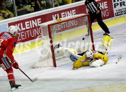 EBEL. Eishockey Bundesliga. KAC gegen	spusu Vienna Capitals. Petersen Nicholas Eric (KAC),	Lamoureux Jean Philippe (Vienna Capitals). Klagenfurt, am 20.4.2019.
Foto: Kuess

---
pressefotos, pressefotografie, kuess, qs, qspictures, sport, bild, bilder, bilddatenbank