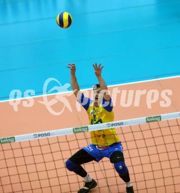 Volleyball. AVL Finale. SK Posojilnica Aich/Dob gegen SG Union Raiffeisen Waldviertel. Federico Jorge Franetovich (Aich/Dob). Bleiburg, 24.4.2019.
Foto: Kuess
---
pressefotos, pressefotografie, kuess, qs, qspictures, sport, bild, bilder, bilddatenbank